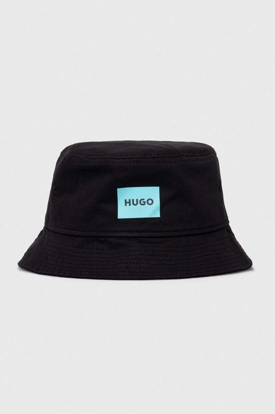 Хлопковая шляпа Hugo, черный