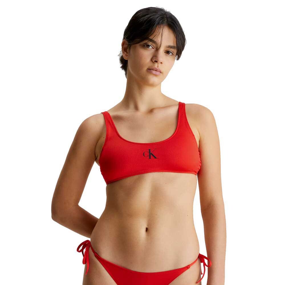 

Топ бикини Calvin Klein Bralette RP, оранжевый