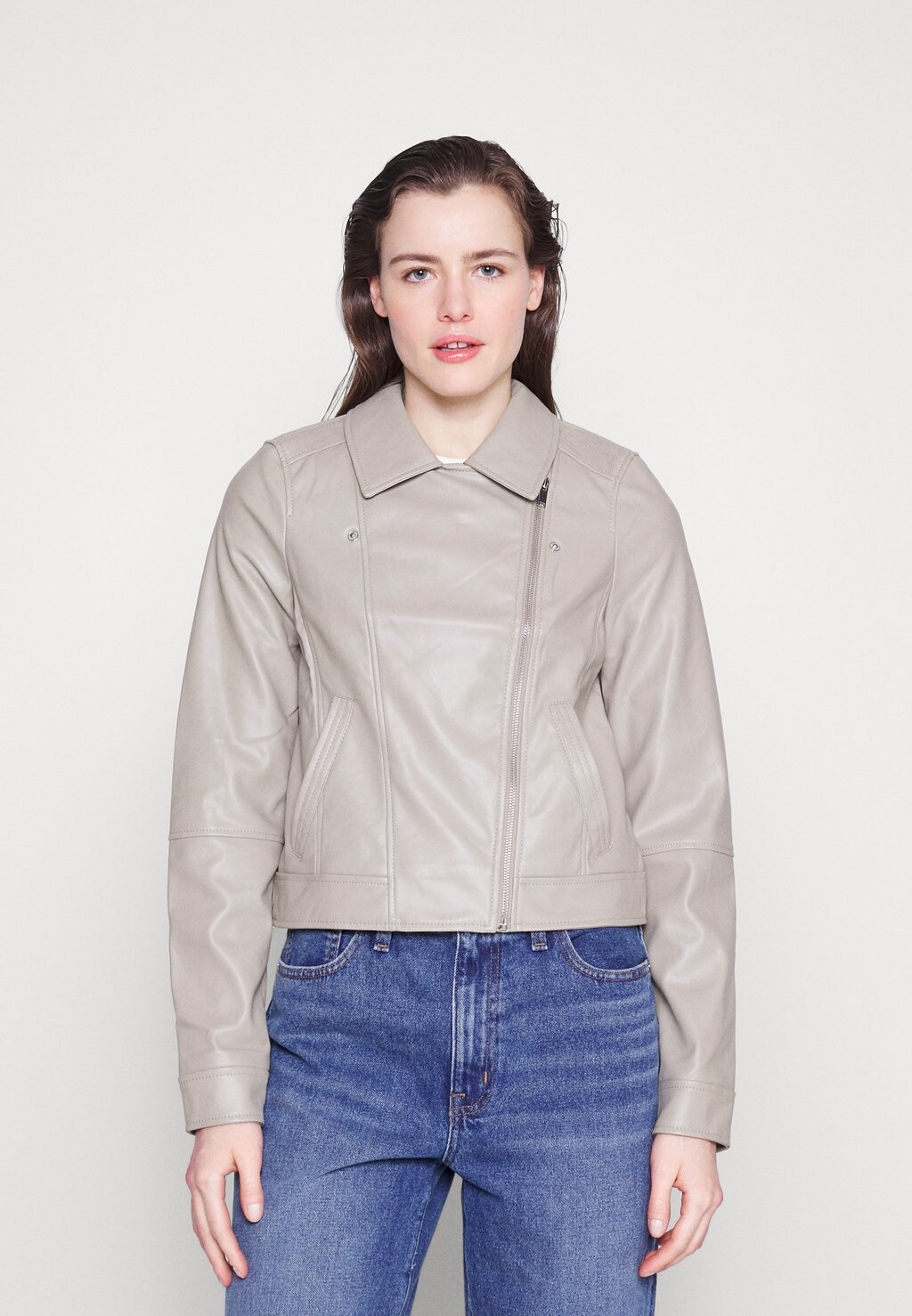 

Куртка из искусственной кожи Vero Moda, Серый
