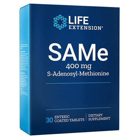 Life Extension, SAMe S-аденозил L-метионин 400 мг - 30 таблеток