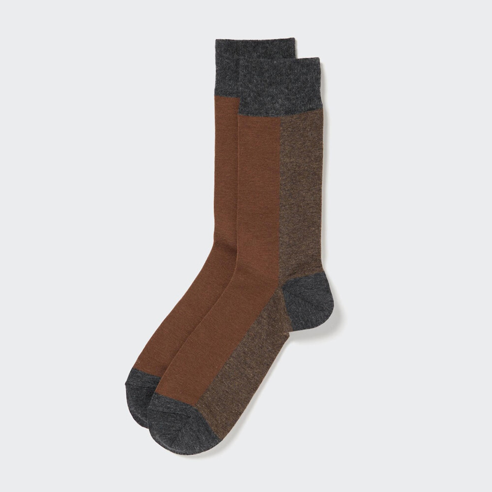

Мужские носки Uniqlo длинные, темно-коричневый