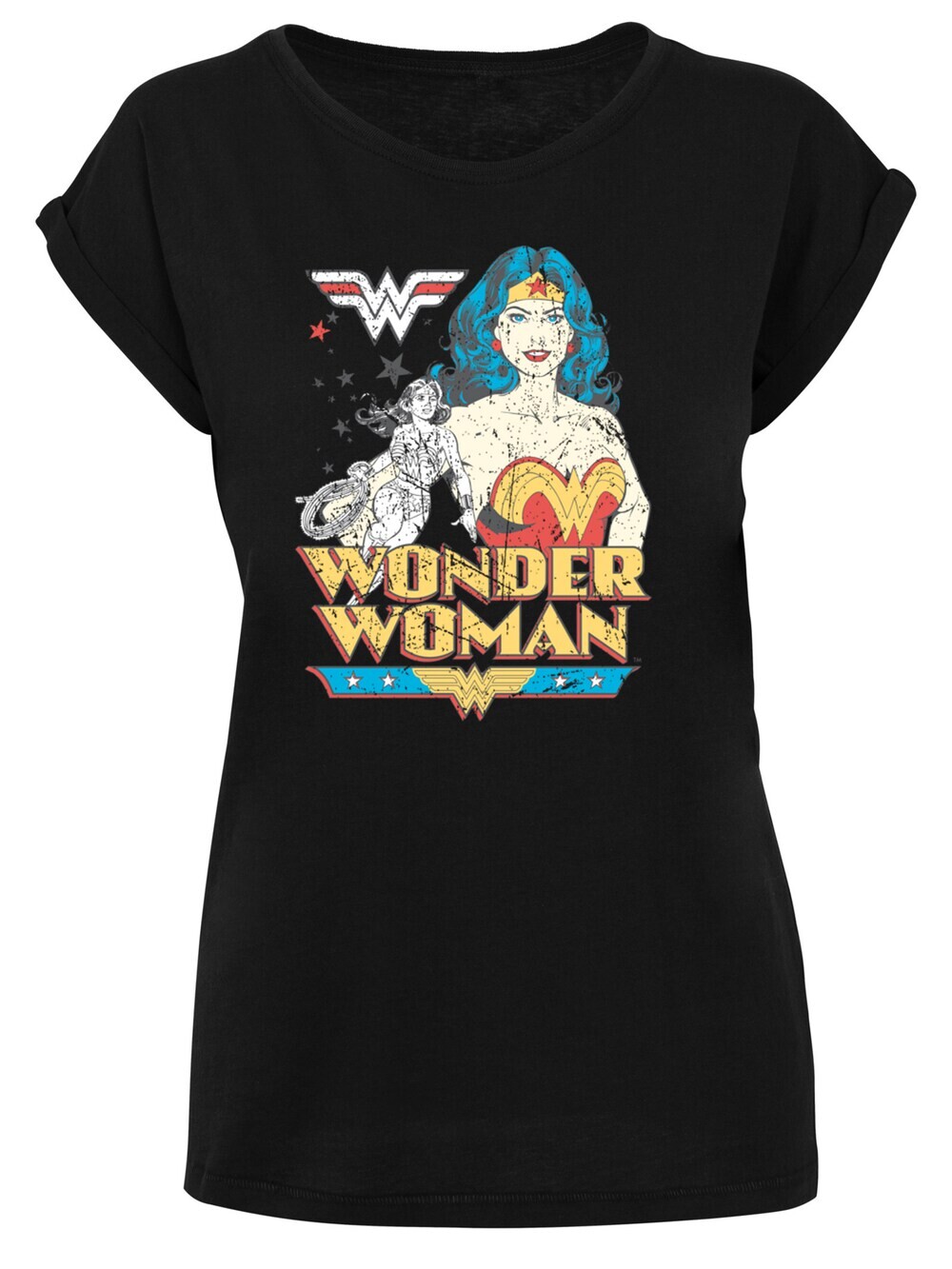 

Рубашка F4Nt4Stic DC Comics Wonder Woman Posing, черный