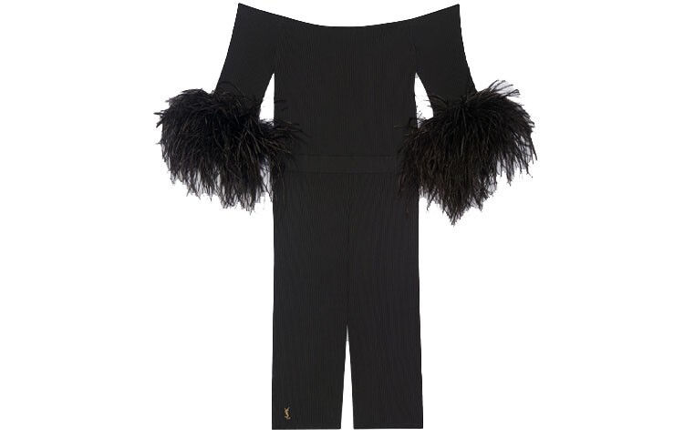 

Комбинезон женский Saint Laurent, черный
