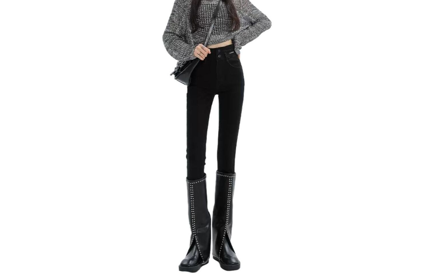 

Женские джинсы Forever 21, Сине-серый флис