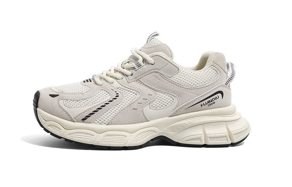 

Кроссовки HUANQIU Chunky Sneakers Women's Low-top, серебряный