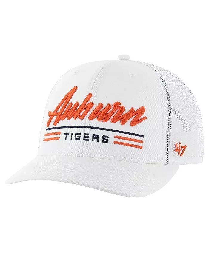 

Мужская белая каштановая регулируемая шляпа Garner Trucker Tigers '47 Brand, белый