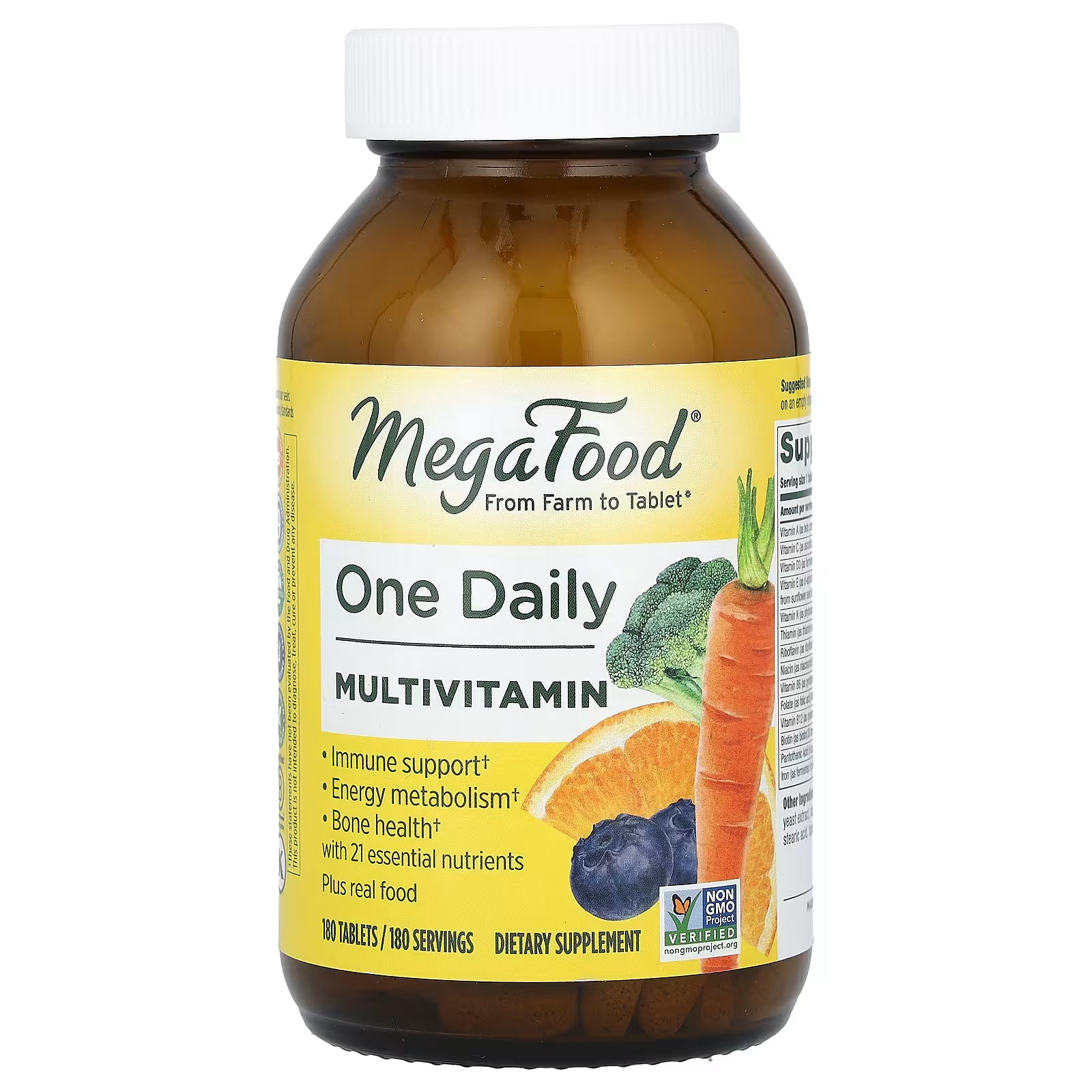 Один ежедневный мультивитамин 180 таблеток MegaFood megafood мультивитамин для мужчин 120 таблеток