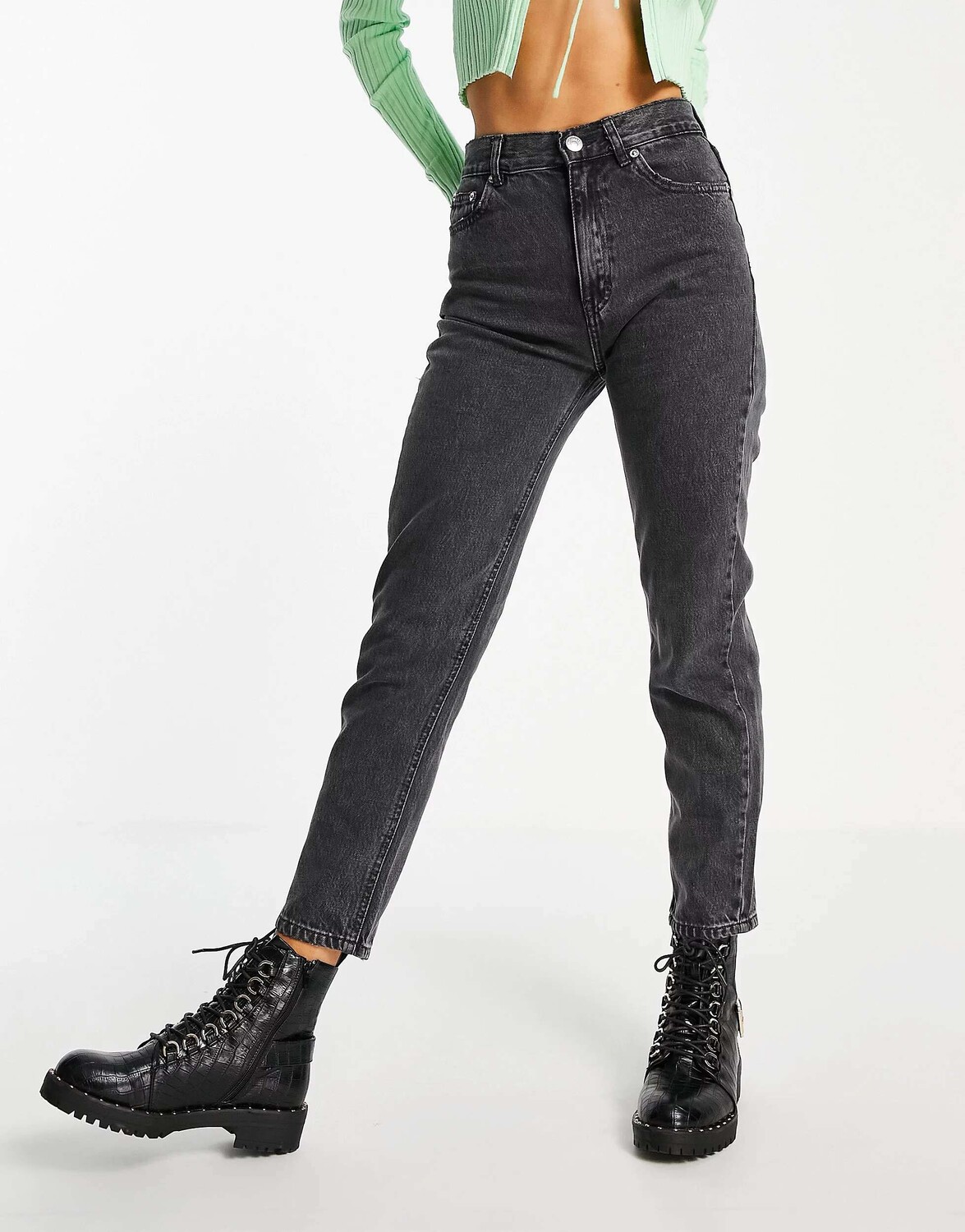 

Базовые серые джинсы для мамы Pull&Bear