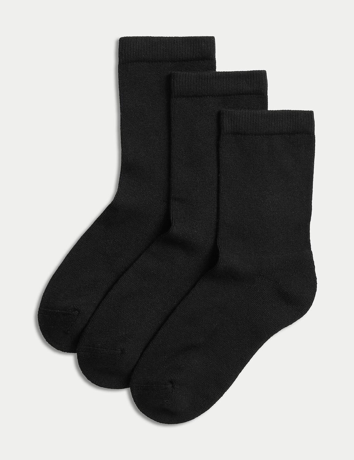 

3 пары носков Ultimate Comfort Marks & Spencer, черный
