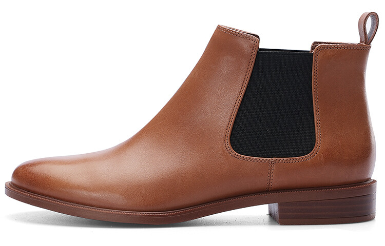 

Ботинки Челси женские коричневые Clarks