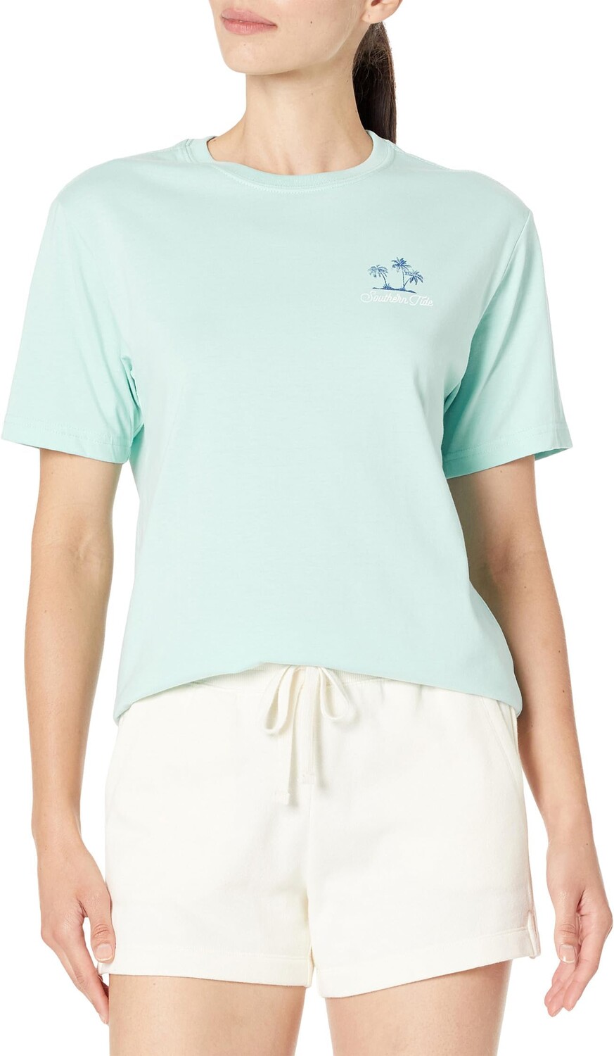 

Футболка Palm Sunset Southern Tide, цвет Turquoise Sea