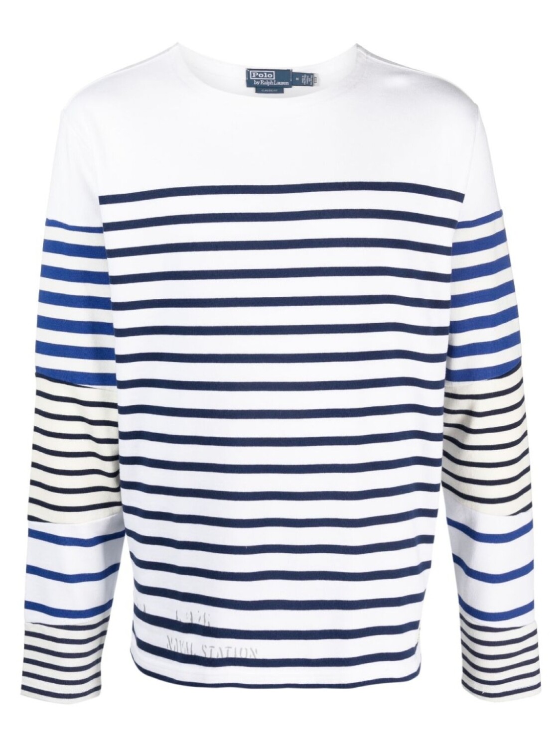 

Polo Ralph Lauren толстовка в полоску, белый