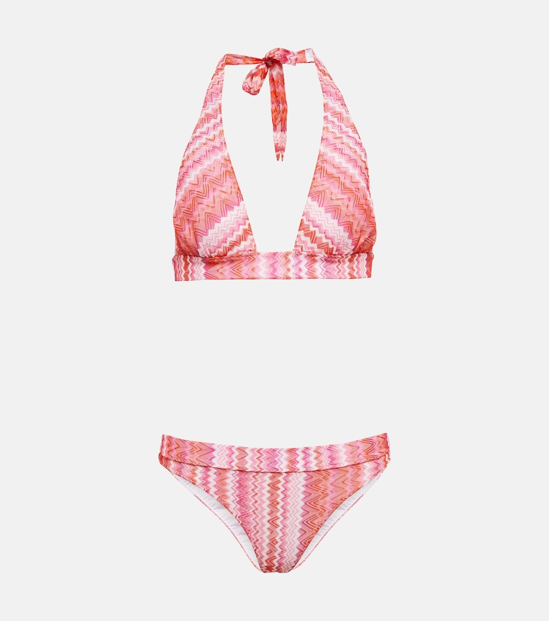 

Бикини с узором шеврон Missoni, разноцветный, Розовый