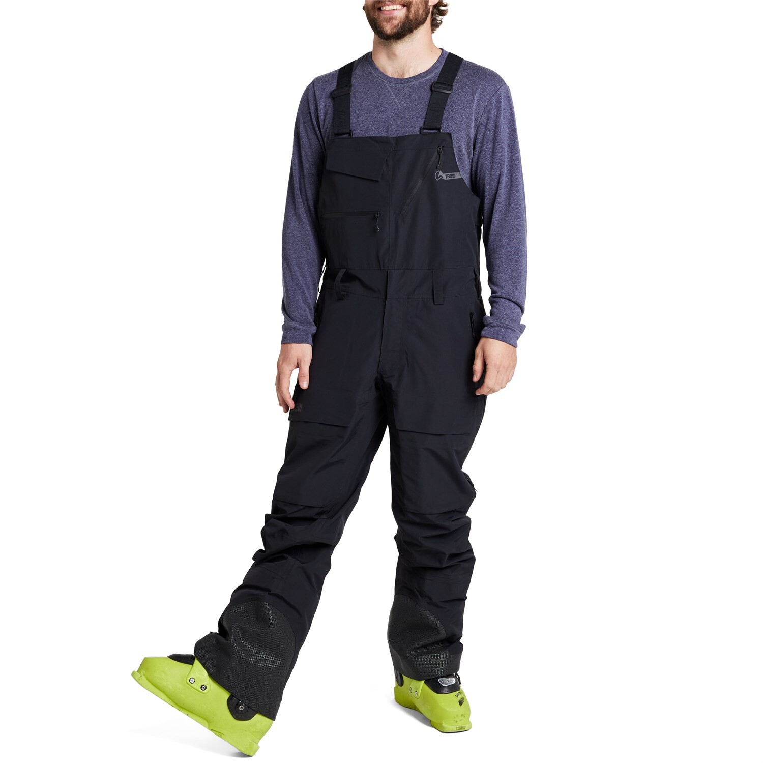 

Горнолыжные брюки с подтяжками Trew Gear Trewth, черный