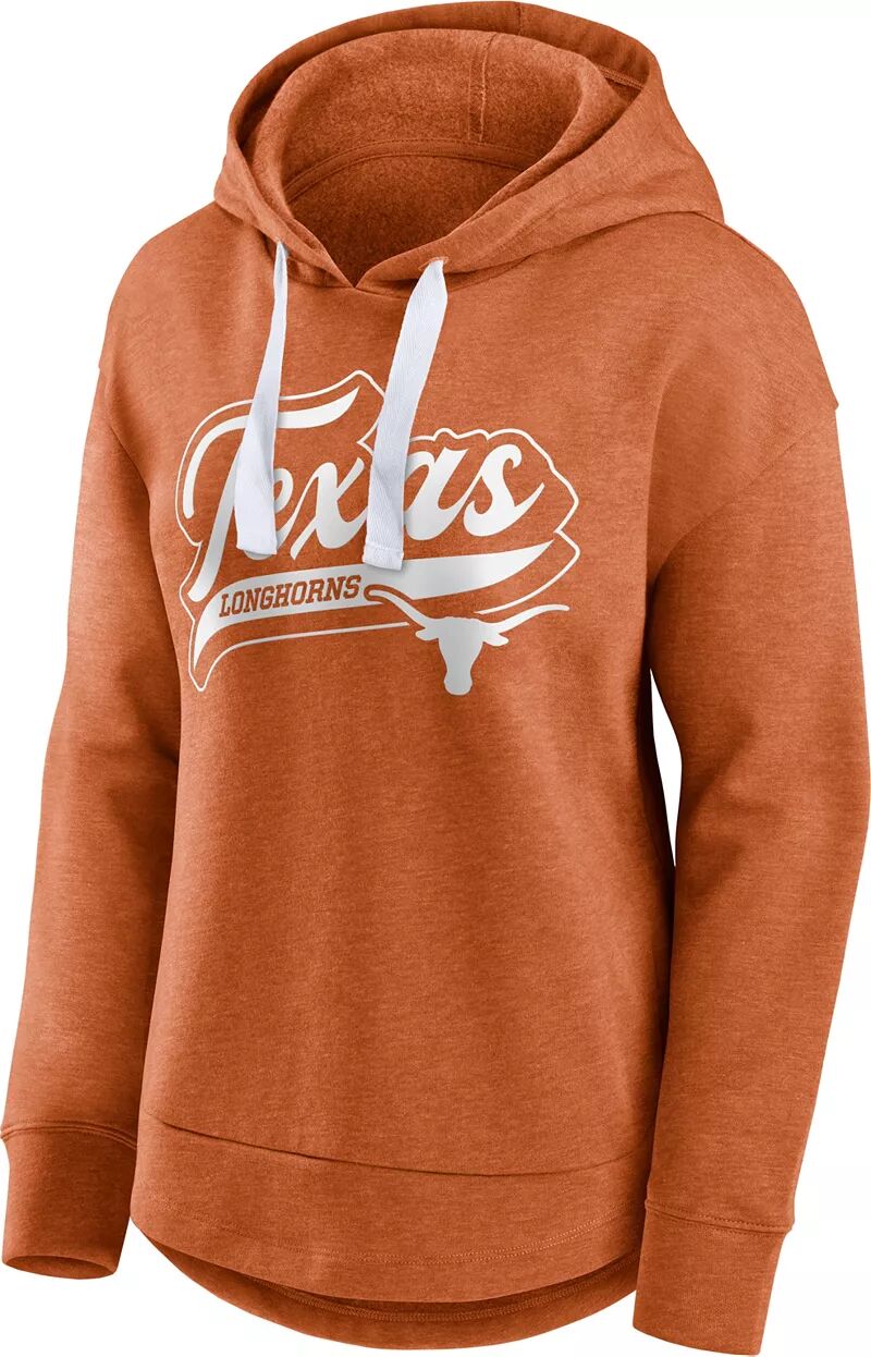 

Женский пуловер с капюшоном NCAA Texas Longhorns Heathered Burnt Orange