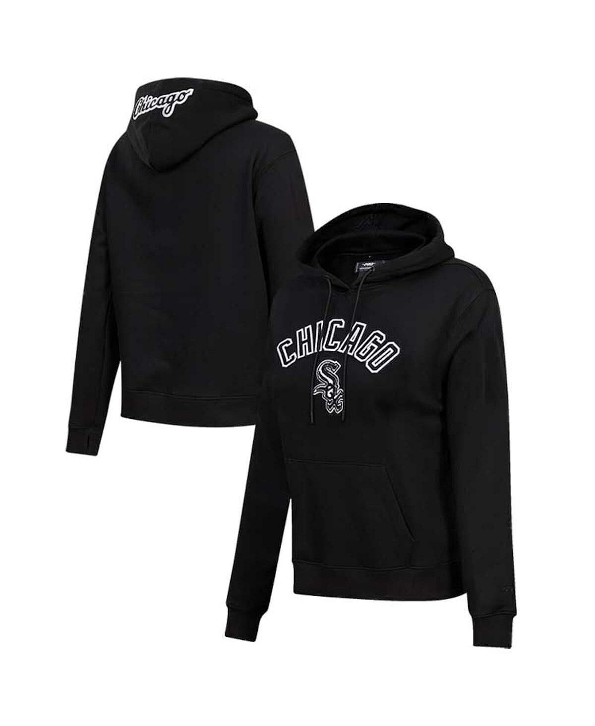 

Женский классический флисовый пуловер с капюшоном Chicago White Sox черного цвета Pro Standard, черный
