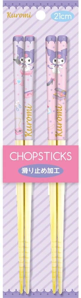 

Чайная фабрика Sanrio Happiness Girl, бамбуковые палочки для еды, набор из 2 предметов, 8,3 дюйма (21 см) T's factory, Chromi