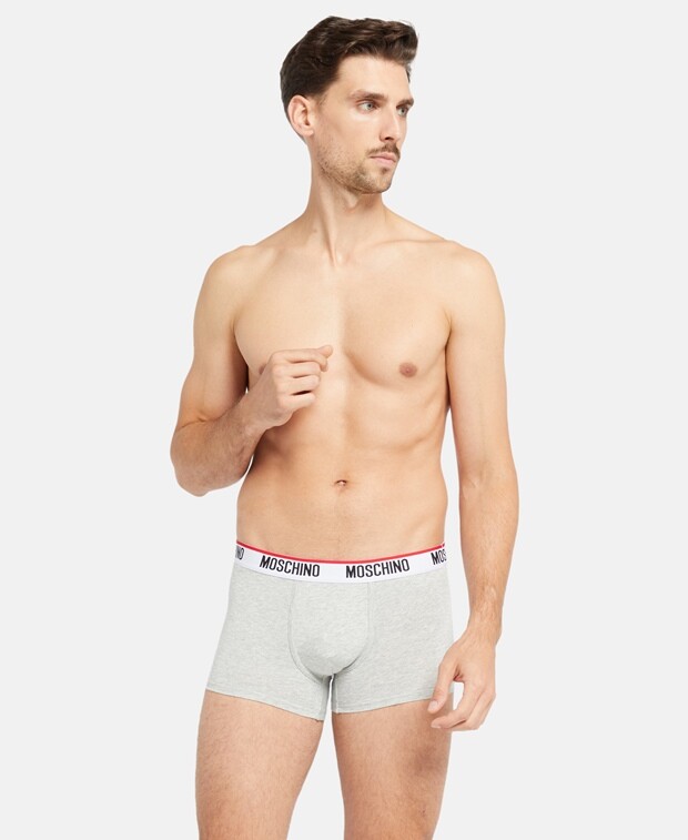 

Шорты-боксеры, 2 шт. Moschino Underwear, серебряный
