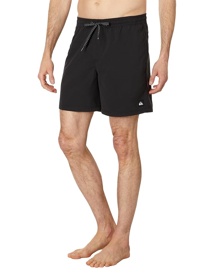 Шорты Quiksilver 17 Everyday Solid Volley Shorts, черный