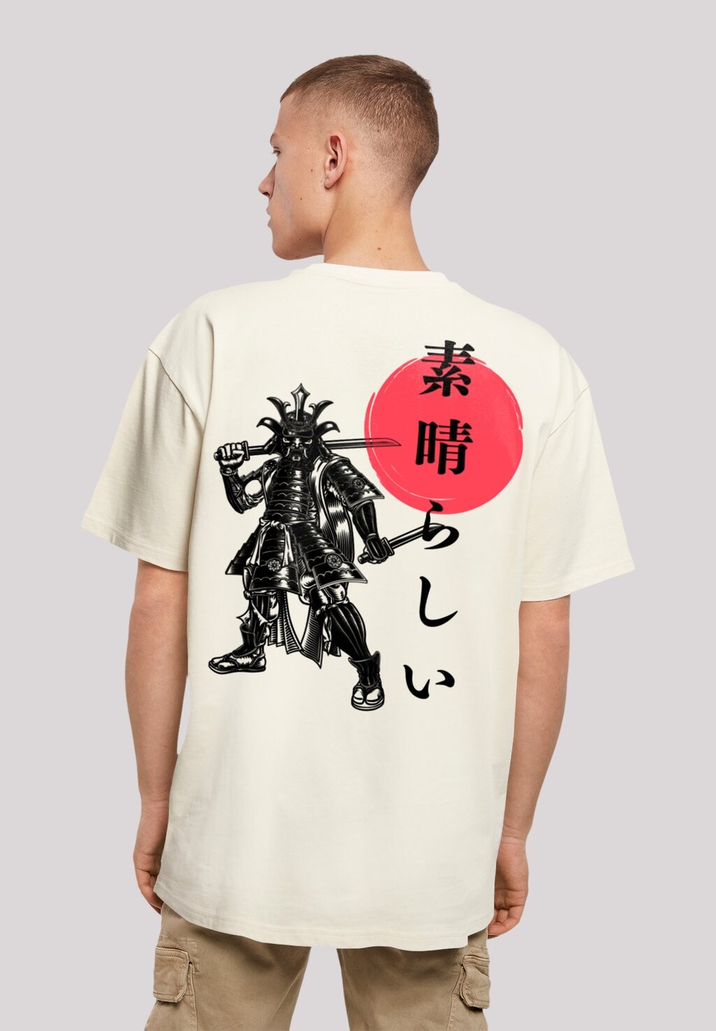 

Футболка с принтом SAMURAI JAPAN GRAFIK F4NT4STIC, цвет sand