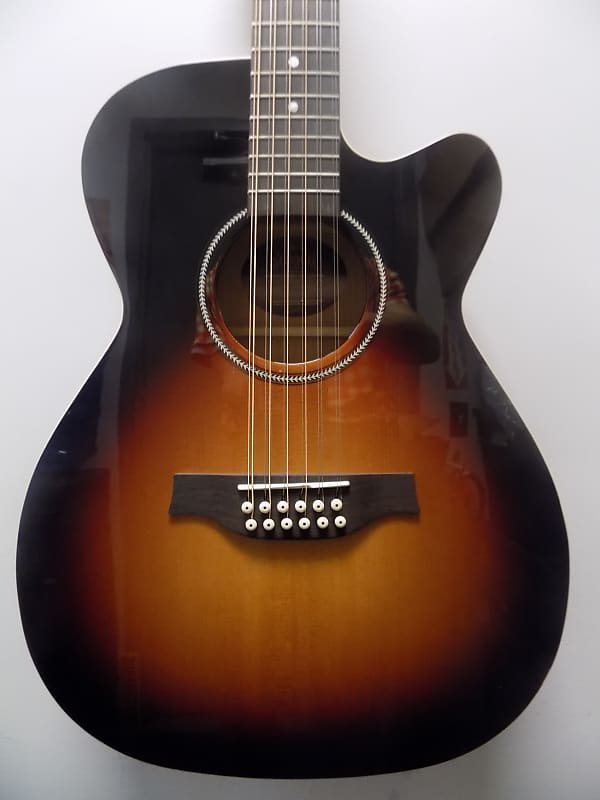 цена Акустическая гитара Seagull S12 CH CW Spruce Sunburst GT Presys II 12-String Acoustic Electric Guitar