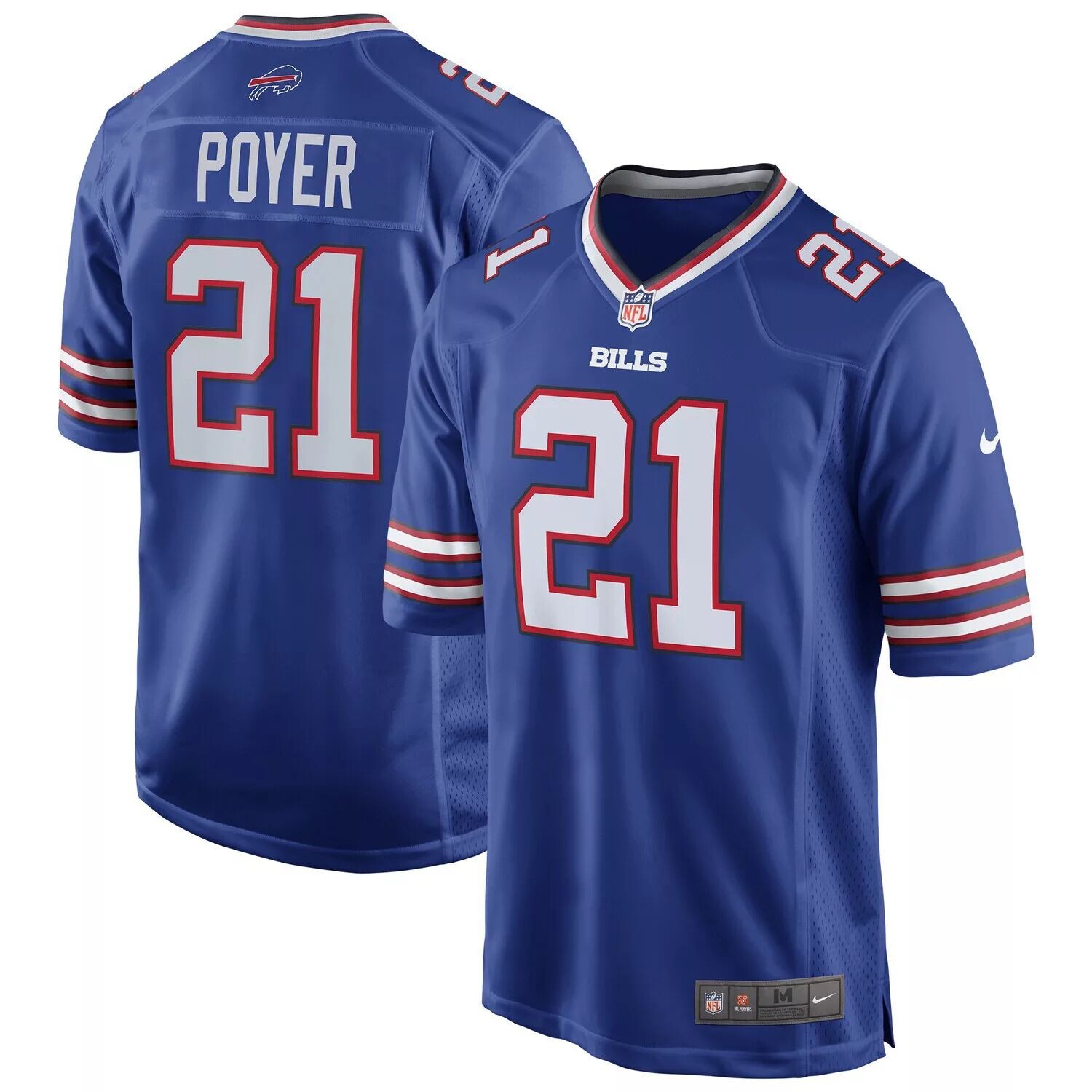 

Мужское джерси Jordan Poyer Royal Buffalo Bills Game Player Nike