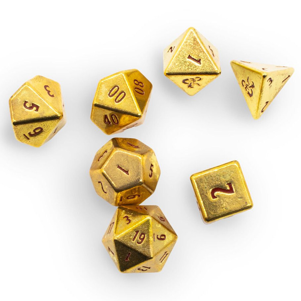 

Аксессуары Ultra Pro D&D Heavy Metal Dice Set: 50th Anniversary (7)