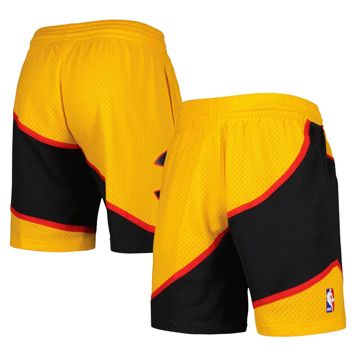 

Мужские желтые шорты Mitchell & Ness Atlanta Hawks Hardwood Classics Reload 2.0 Swingman
