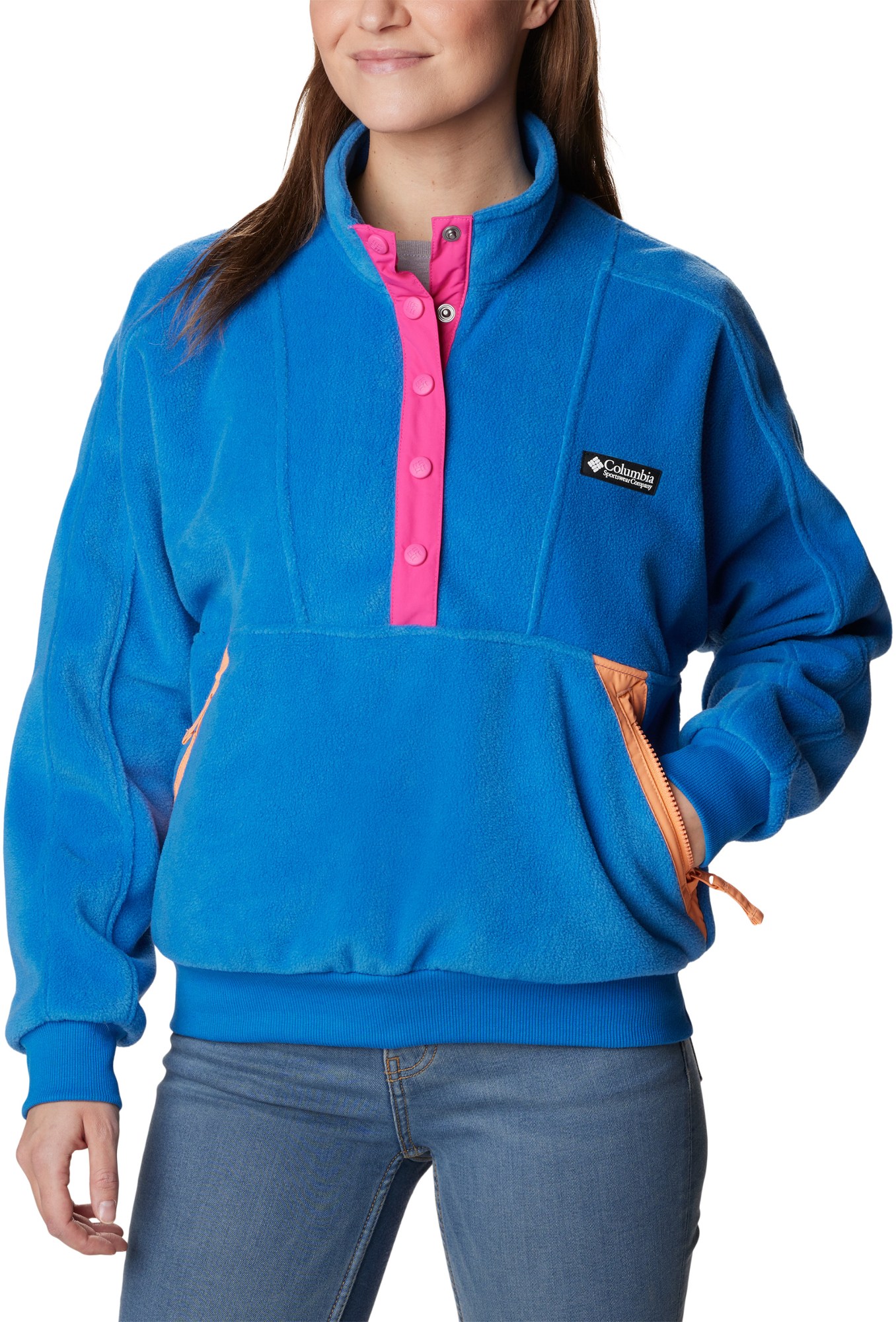Флисовый пуловер Wintertrainer — женский Columbia, синий