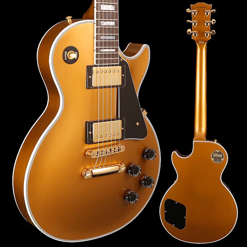 

Электрогитара Gibson Les Paul Custom, All Double Gold w Gold Hardware 10lbs 1.2oz