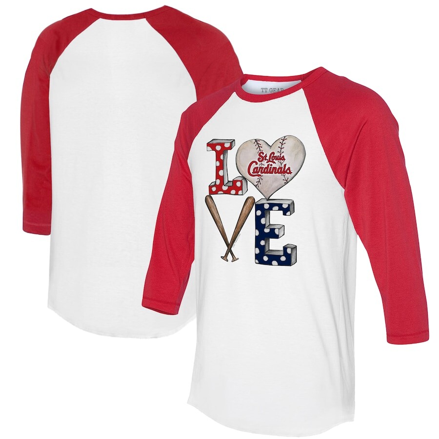 

Футболка с длинным рукавом Tiny Turnip St Louis Cardinals, белый