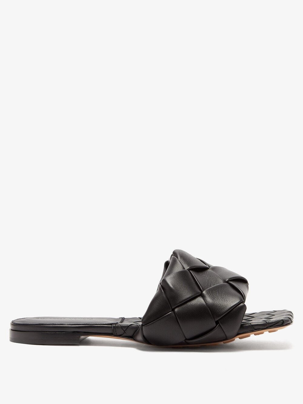 

Кожаные сандалии lido intrecciato. Bottega Veneta, черный
