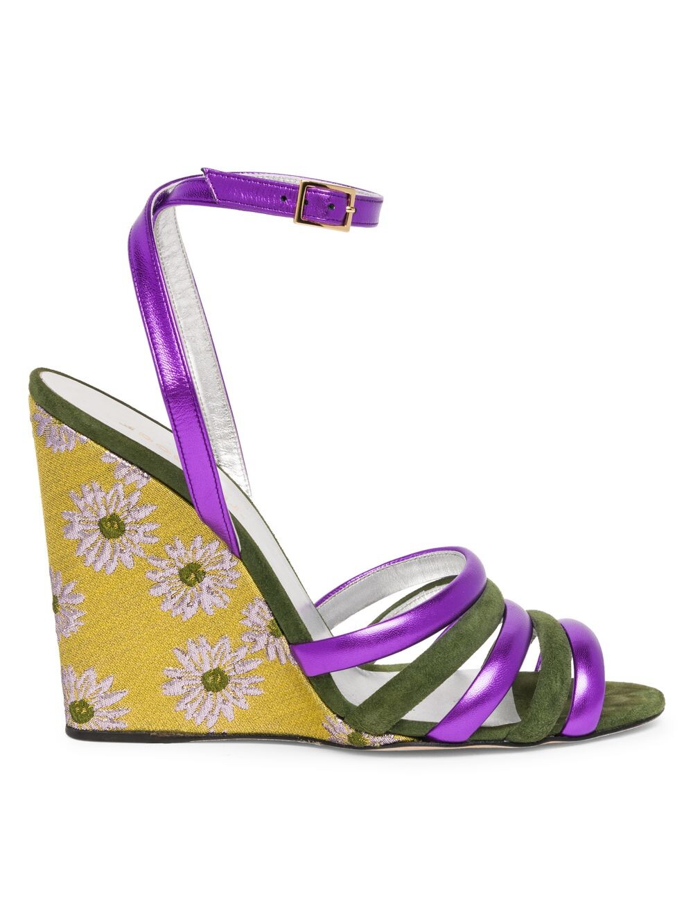 

Кожаные босоножки на танкетке Daisy Heel La DoubleJ