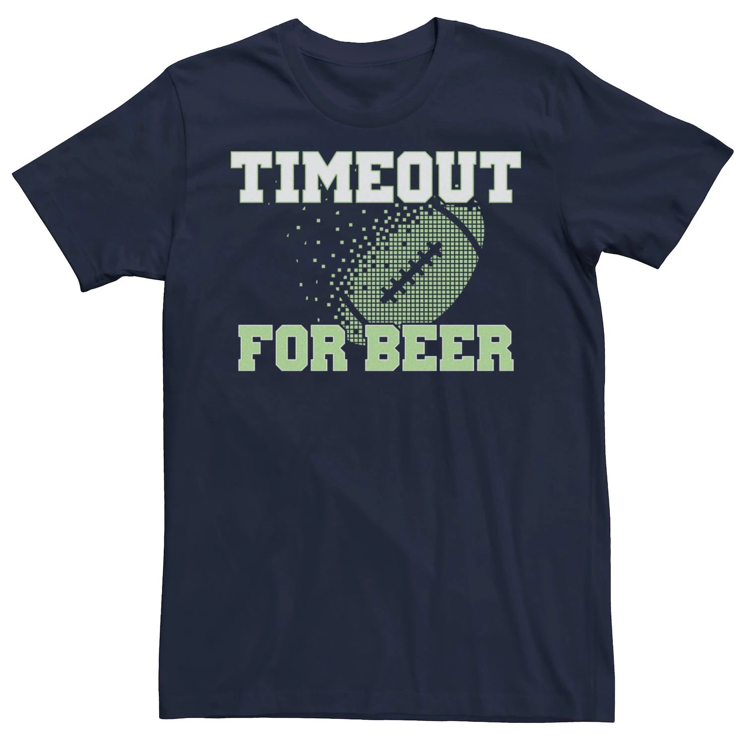 Мужская футболка с рисунком Beer Timeout Licensed Character
