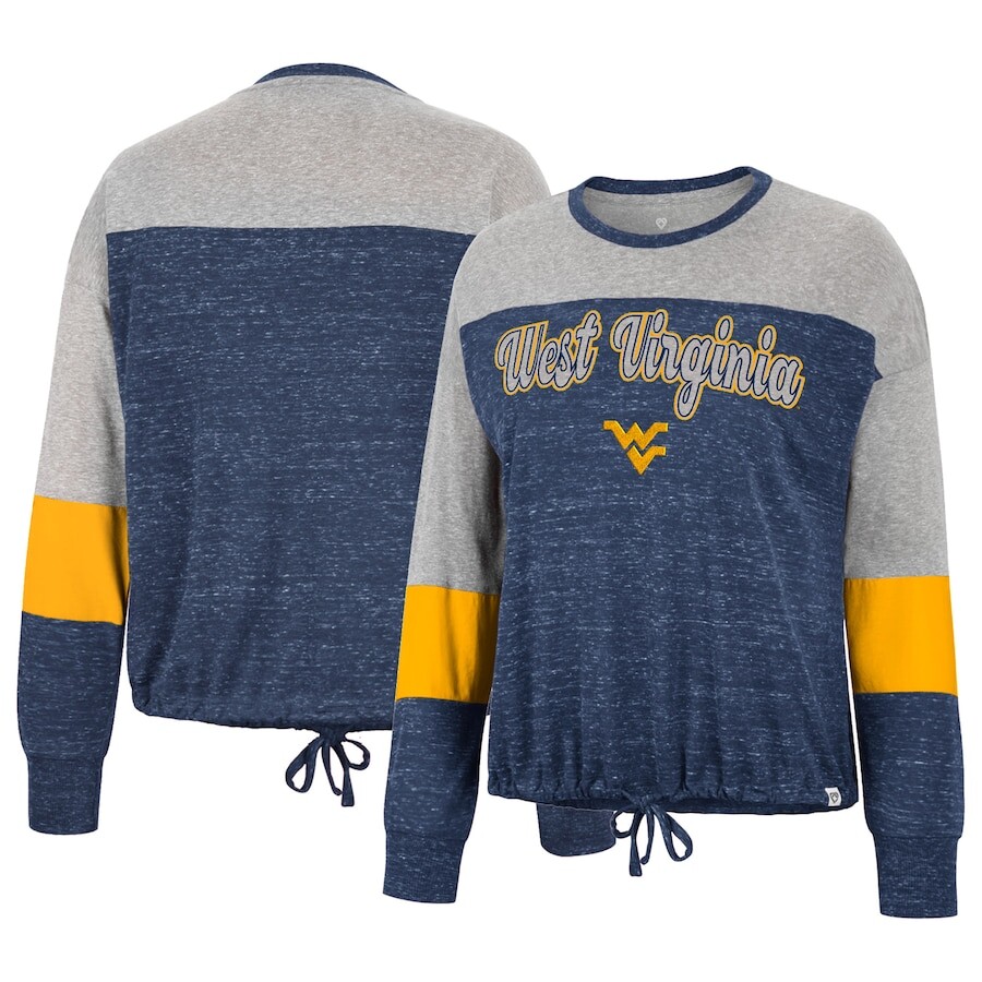 

Футболка с длинным рукавом Colosseum West Virginia Mountaineers, нави