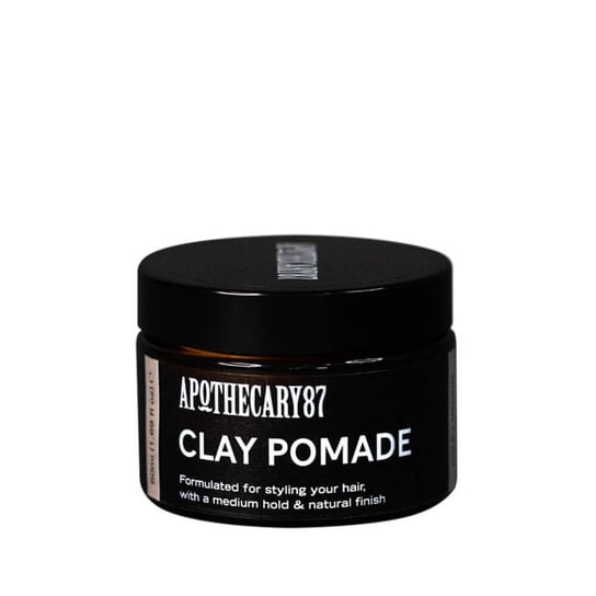 Паста для моделирования волос сильной фиксации и естественного блеска, 50 мл Apothecary 87 Hair Clay Pomade