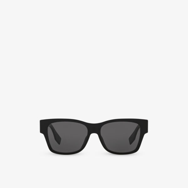 

Fe40081i солнцезащитные очки из ацетата неправильной оправы Fendi, черный