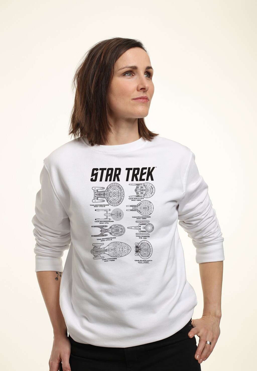 

Толстовка STAR TREK SHIPS OF TREK Henry Tiger, белый