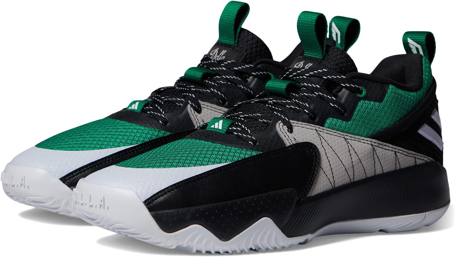 

Кроссовки Dame Certified adidas, цвет Court Green/Black/White