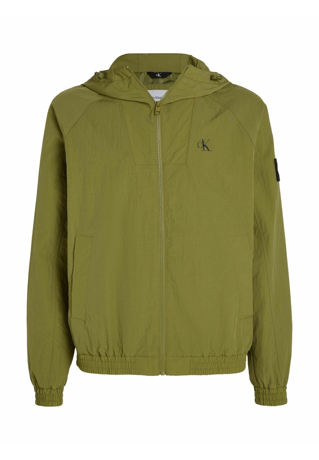 

Летняя куртка UNPADDED HOODED HARRINGTON Calvin Klein Jeans, оливковый
