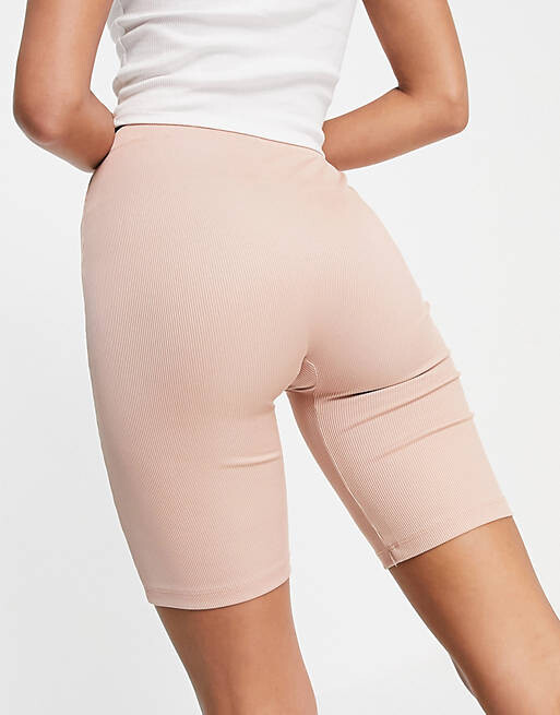 

Розовые шорты-леггинсы в рубчик Vero Moda