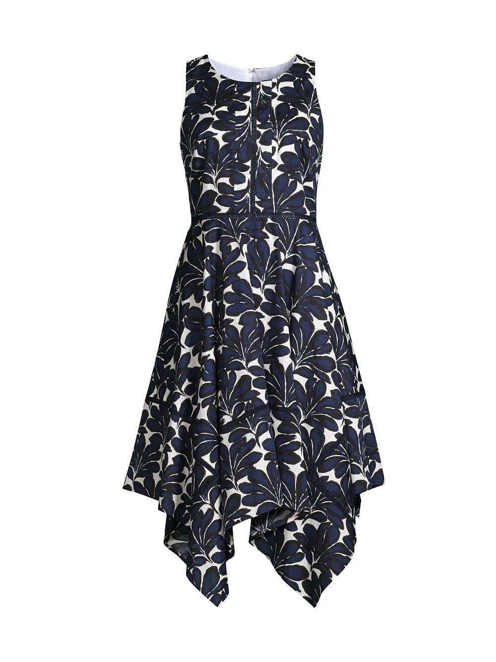 

Платье миди City Garden Palm Handkerchief Donna Karan New York, разноцветный