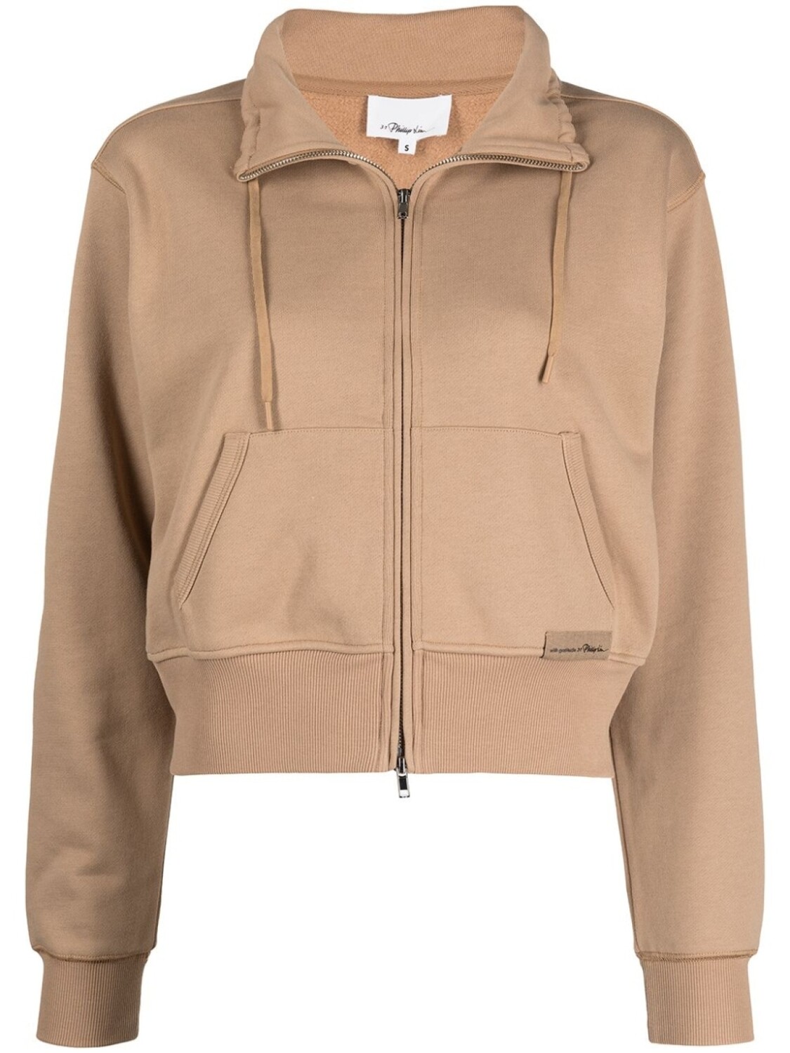 

3.1 Phillip Lim куртка-бомбер с кулиской, нейтральный цвет