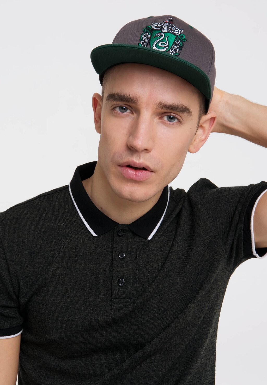 

Бейсболка SNAPBACK CAP HARRY POTTER SLYTHERIN LOGOSHIRT, цвет farbig