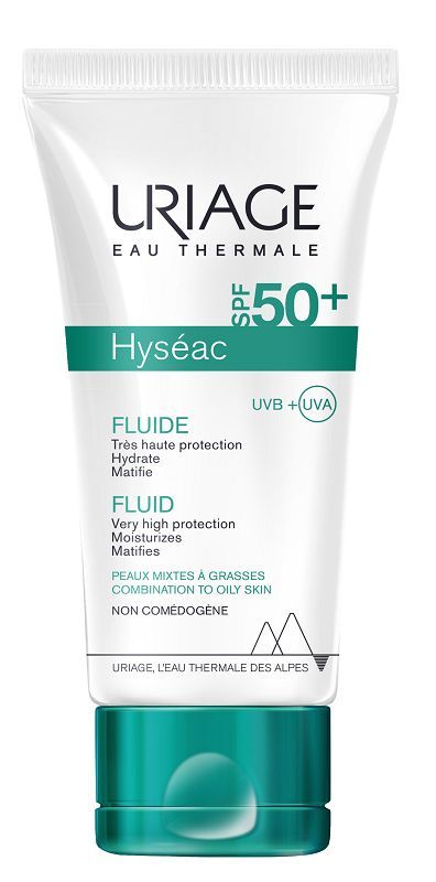 Uriage Hyséac SPF50+ защитный крем для лица, 50 ml