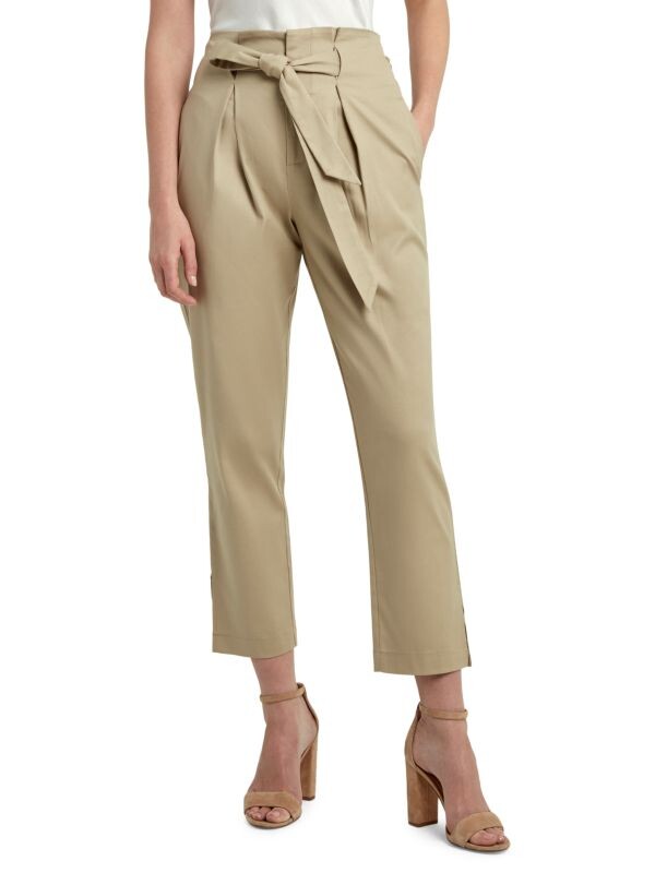 

Брюки скинни с разрезом по подолу H Halston Khaki