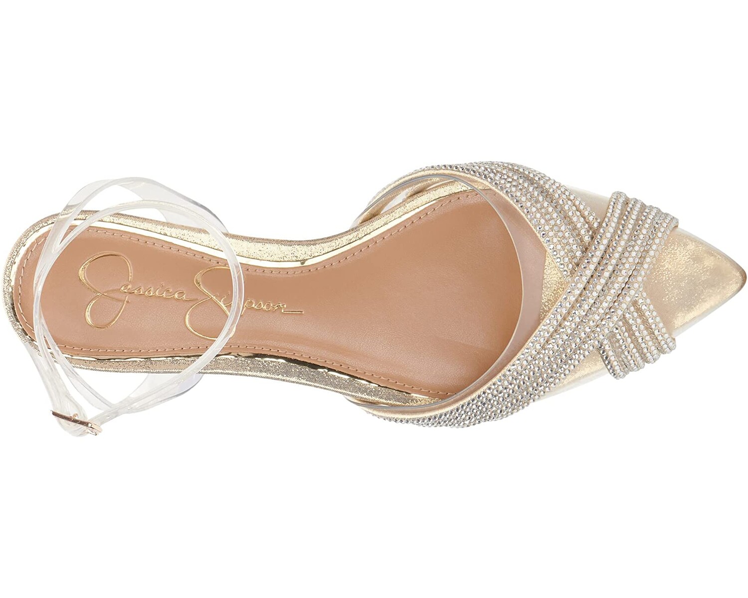 

Туфли на плоской подошве Chavi Jessica Simpson, прозрачный