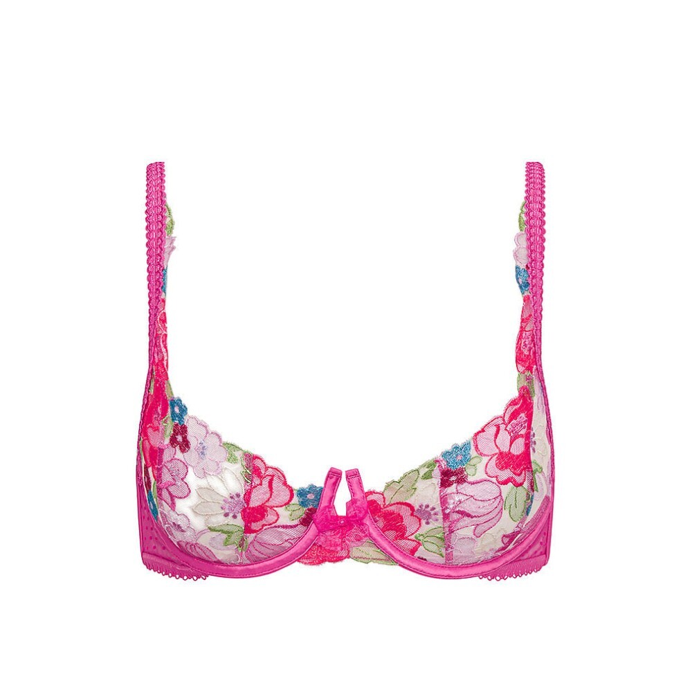 

Бюстгальтер на косточках For Love & Lemons Luella Underwire, фуксия