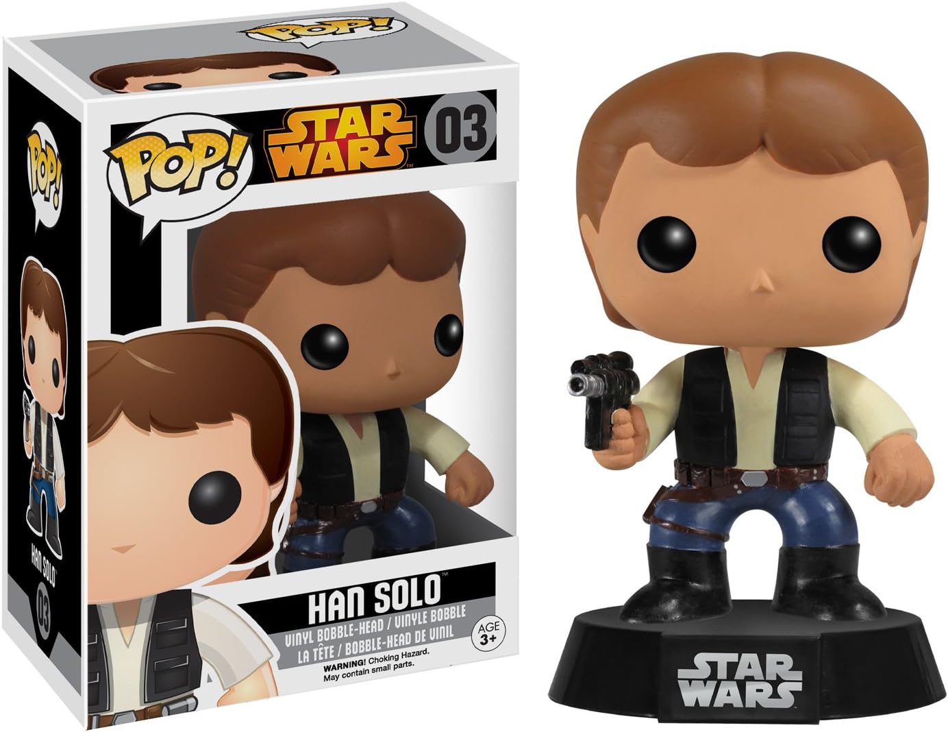 Существует она с 1998 года, и... Фигурка Funko Pop <b>Star</b> <b>Wars</b> <b>Han</b> Solo Actio...