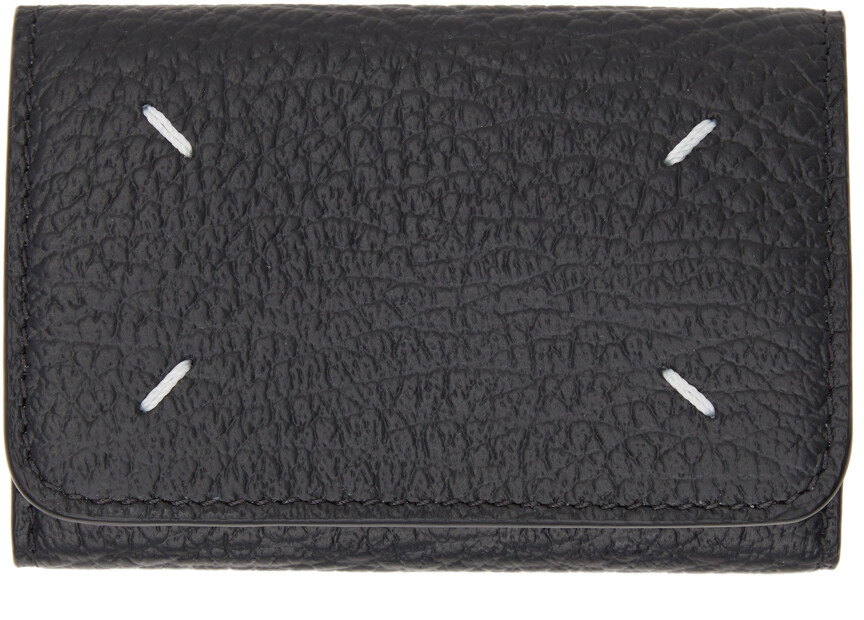 

Черный держатель для карт Trifold Maison Margiela